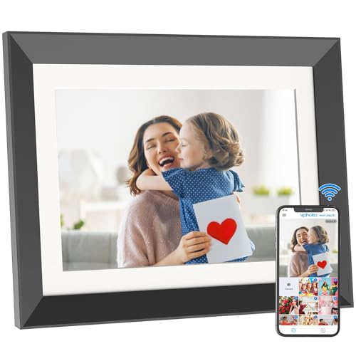 Image of Digital Picture Frame 10.1-inch Digital-Photo-Frame - 32GB Dual-WiFi Digital Frame, 1920x1200 FHD Touch Screen, Motion Sensor, Easily Upload Photos and Videos via App or Email, Gift for Mom Dad