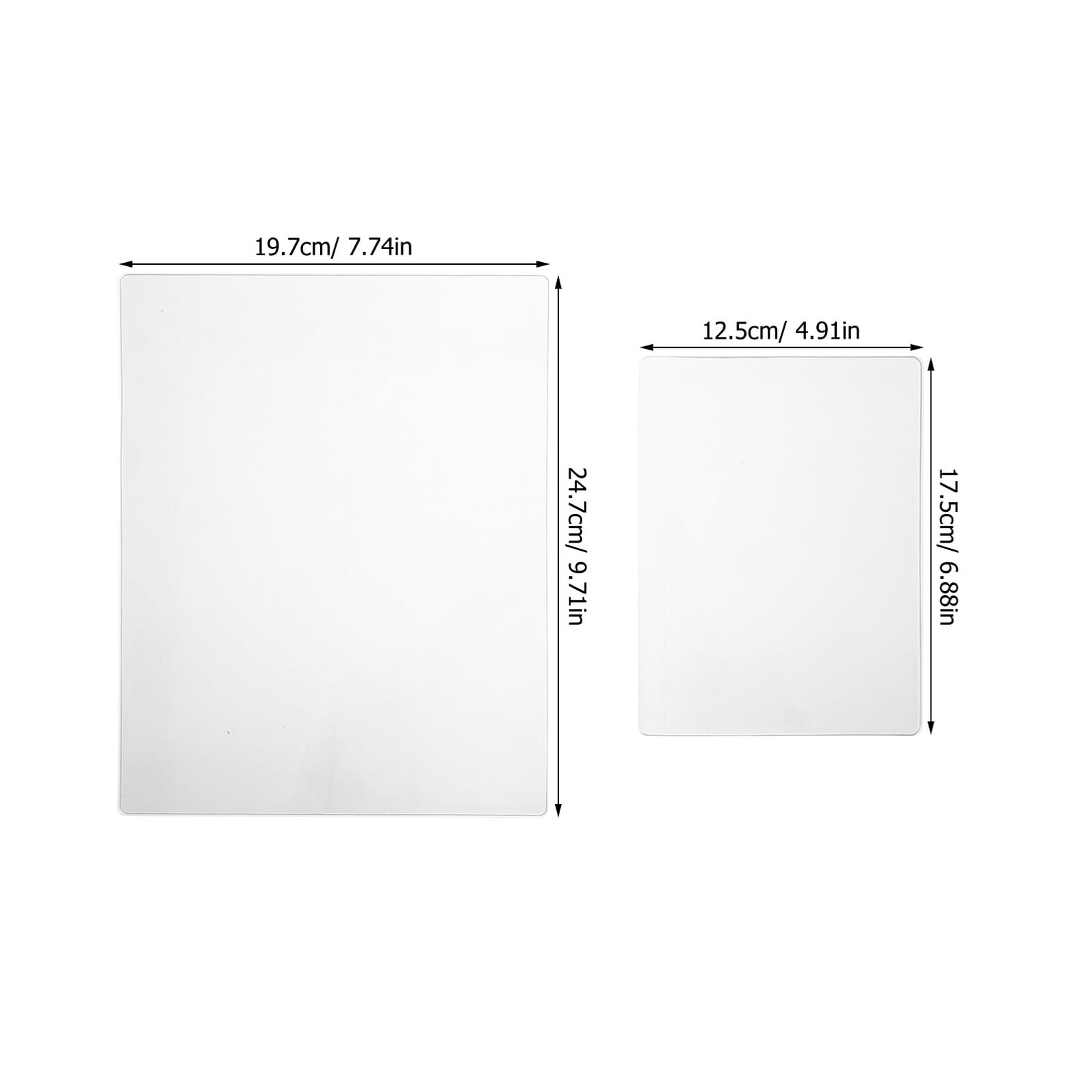 GALPADA 2piezas Gel para Impresión Gel Placas Reutilizables Manualidades Diarios y Fabricación de Tarjetas