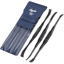 Bojo Tools - 3-Piece Plastic Smoothing Tool Kit in Pouch - Heavy Duty