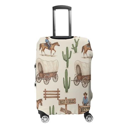Carry On Luggage Cover Western Horse Anti Scratch Travel Luggage Cover Suitcase Protector Suitcase Covers4