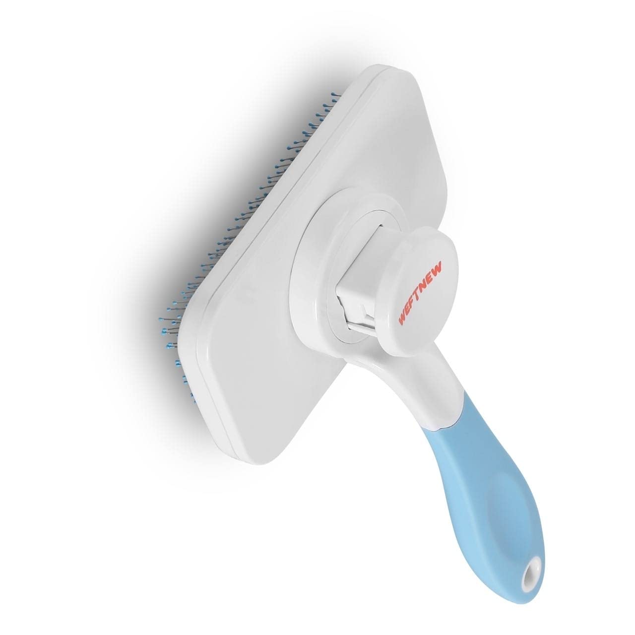 WEFTNEW Cat Dog Brush for Shedding, Grooming and Massage, Self Cleaning Slicker Brush for Cats and Dogs, 360°Rotatable, Easy to Use,…