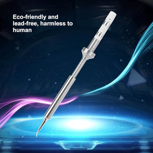 Image of TS100-JL02 Soldering Iron Tip,Solder Iron Tip Replacement for TS100 Soldering Iron,Stainless Steel Quick Heating Replacement Mini Pen Type soldering iron tips(TS-JL02)