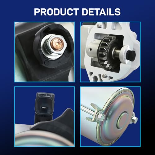 Image of 19252N New Starter Compatible with Honda 2013-2017 Accord, 2013-2015 Crosstour, 2014-2017 Acura RLX, V6 3.5L, 31200-5G0-A02, 31200-5G0-A04
