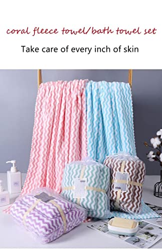 Image of HomeCloud Ultra Soft 300 GSM Bath Towel Set | 3X Softer Than Cotton Towels | Highly Absorbent & Ultra Fast Dry | Perfect for Home, Pool, Spa & Gym |Set of 2 (1 Bath (140x70cm), 1 Face Towel (75x35cm)