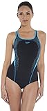 Speedo Damen Badeanzug Women'SpeedoFit Kickback schwarz Black/Adriatic Size 28