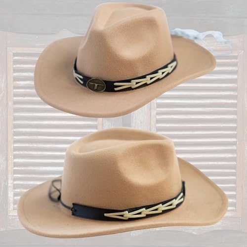 Image of Gamboa Hat Bands for Cowboy and Cowgirl Western Accesories for Men and Women Leather Style Hat Belt Band