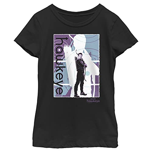 Marvel Hawkeye Abstract Poster Girls T-Shirt