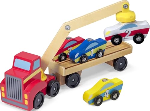 Melissa & Doug Magnetic Car Loader...