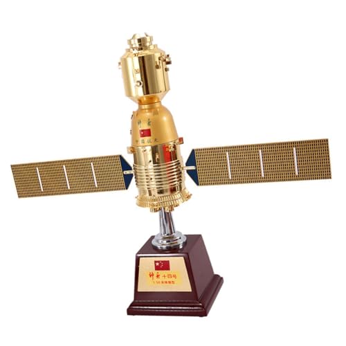 1/50 Scale China Shenzhou 14 Spacecraft Model Alloy Aviation Satellite Model Diecast Plane Model for Collection