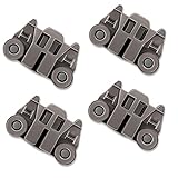 WPW10195417 UPGRADED 4 Packs Dishwasher Wheels Lower Rack for Whirlpool Kenmore Maytag Kitchenaid...