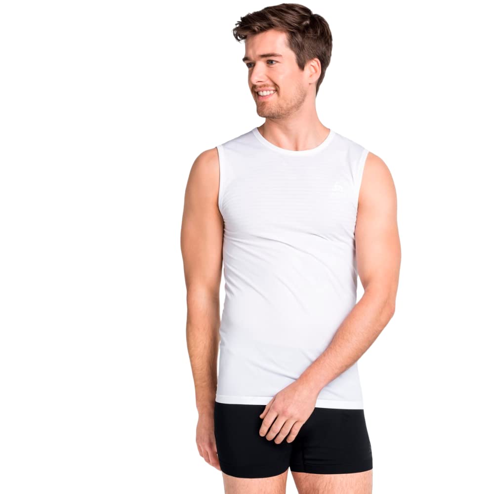 Odlo Funktionsshirt Herren Kurzarm Performance X-Light I Kompressionsshirt I Funktionsunterwäsche I Funktionsunterwäsche I Tanktop