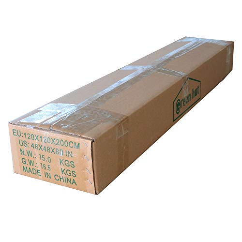 Green Hut 48"X48"X78" 600D Mylar Hydroponic Indoor Grow Tent