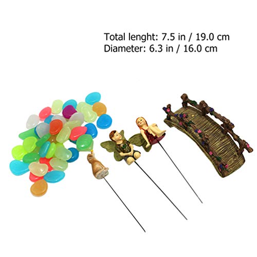 SOIMISS Acessórios Para Jardim de Fadas Do Jardim De Fadas Em Miniatura Figurinhas Enfeites para Cas