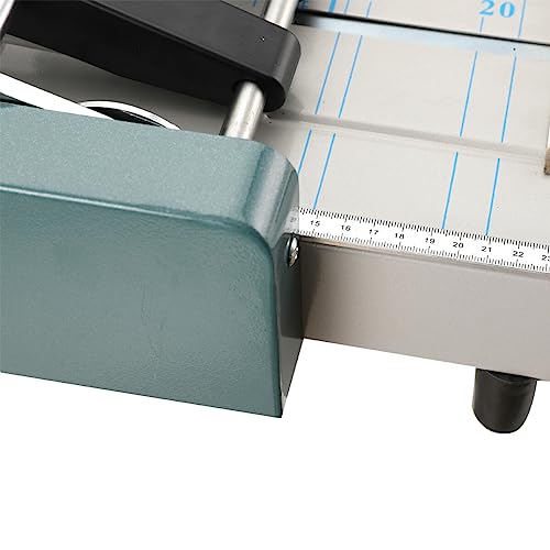 ECUTEE A3 Folding Binding Machine Manual Paper Booklet Folder 110V Booklet Making Machine Folding Staple Book Binding Machine Pamphlet Stapler for Printing Factories and Schools - Thumbnail 3