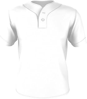 Alleson Athletic 52MTHJ - Two Button Mesh Baseb - M - WH/WH