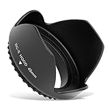 cellonic® paraluce compatibile con Ø 49mm con filettatura a vite Ø 49mm lens hood in materiale sintetico protegge l'obiettivo e la lente da urti e graffi