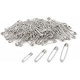 PARENCE. Lot de 100 épingles à nourrice – 4 Tailles différentes – Épingles métalliques Mul...