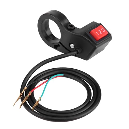 Interruptor de motocicleta para manillar de 3 velocidades y control de luces de moto