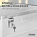 Trucky Aluminium Box mit Deckel Silber Alu Kiste Alukiste Auswahl Transportbox Metallbox Aufbewahrungsbox Boxen Abschliessbar Metallkiste, Größe:85 L