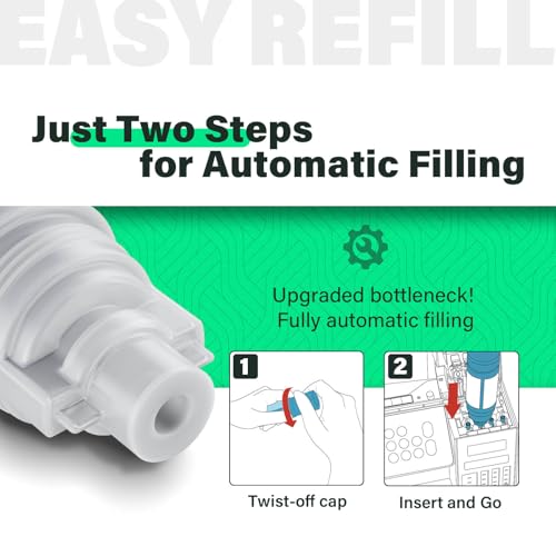 Image of Compatible for 552 Ink Refill Bottles 6 Pack (NotSublimation Ink) Compatible Replacement for Epson Ecotank Photo ET-8550 ET-8500 ET8550 ET8500 8550 8500 Printer, T552 Ink (BK Pigment, PB C M Y GY Dye)