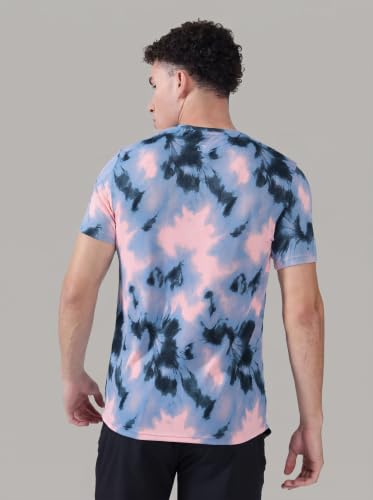 Image of TECHNOSPORT Men's Slim Fit Full Sleeve Round Neck T-Shirt, Double Cool Quick Dry Moisture Wicking Stretchable Sports Gym and Casual Wear