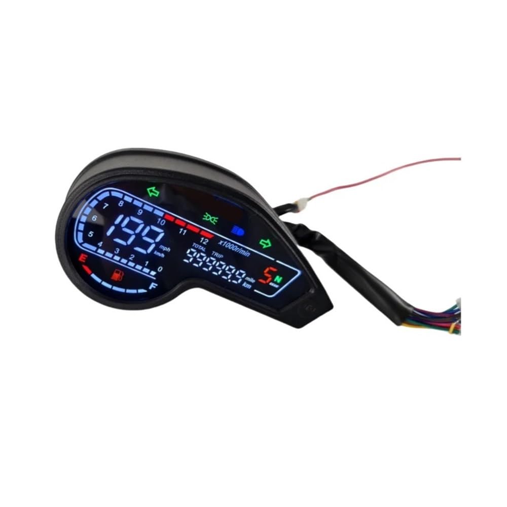 Compteur Kilométrique Double Tableau de Bord pour Compteur Vitesse numérique Moto pour Italika DM 250x, pour Crossmax 250 Pro
