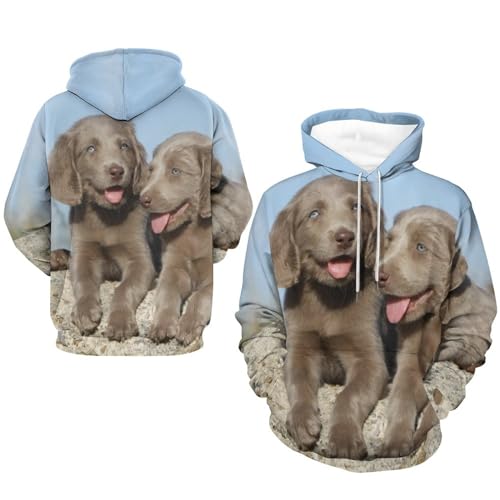 Hoodie chiot noir pull mixte | Finis les sweats déformés avec ce pull à capuche S - 7