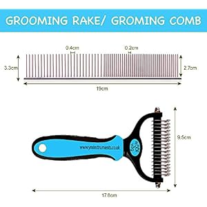 YNR Pet Cat Dog Horses Hair Fur Shedding Trimmer Grooming Dematting Rake Deshedding Comb Brush Tool Kit YNR Pet Cat Dog Horses Hair Fur Shedding Trimmer Grooming Dematting Rake Deshedding Comb Brush Tool Kit