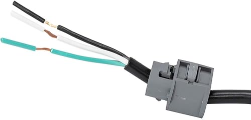 Miniatura 6 de Certified Appliance Accessories Manguera para lavavajillas con codo FGH de 90 grados, línea de suministro de agua, 6 pies, kit de cable de