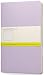 Moleskine Cahier Journal (Set of 3), Large, Plain, Persian Lilac, Frangipane Yellow, Peach Blossom Pink, Soft Cover (5 x 8.25)