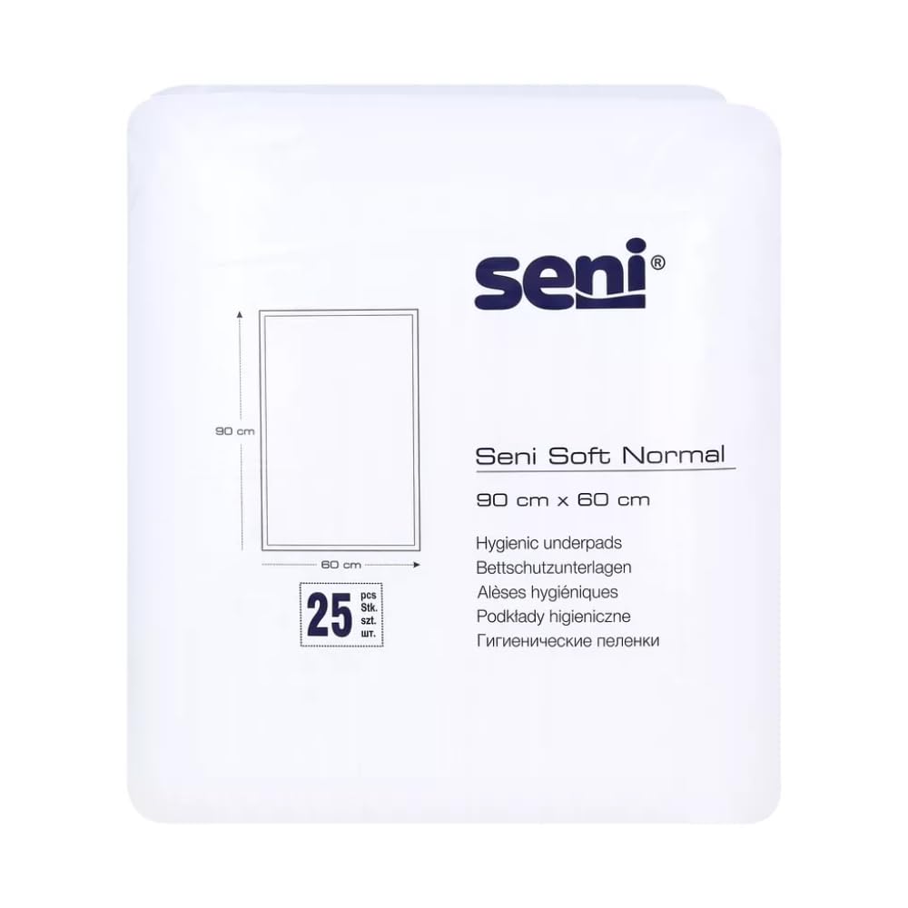 Seni Soft Normal Krankenunterlagen - 90x60 cm - 50 Stück
