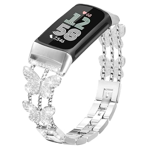 Alociaga �L���L�����^���o���h Fitbit Charge 6/Charge 5�Ή� �����p �h���b�V�[�ŃL���[�g�Œ��߉\�Șr���v�u���X���b�g�����p���X�g�o���h Charge 6/5�p