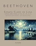 Sonata Claro de Luna, Sonata para Piano N.º 14, Op. 27, N.º 2: partitura para piano, con digitaciones