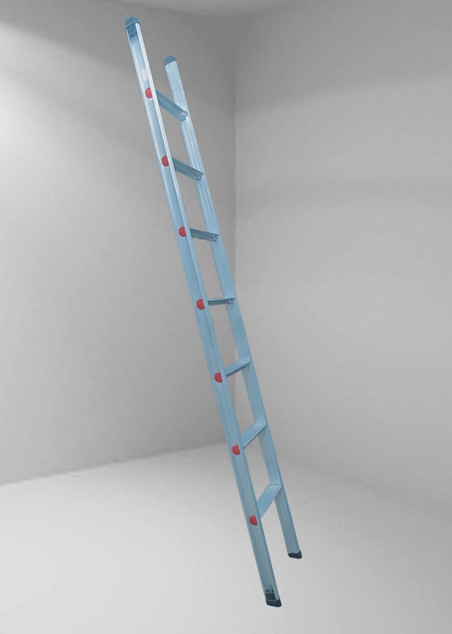 Venus Products Heavy Duty Multipurpose Wall Supported Step Aluminium Ladder (12 Feet) - Blue-image-3