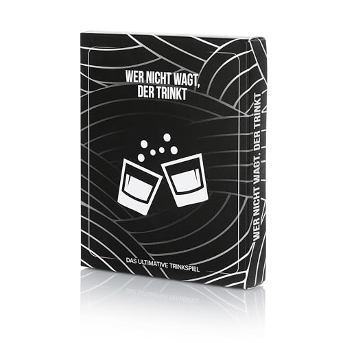 FunX Partyspiel Wer Nicht wagt, der trinkt - Lustiges Kartenspiel für Erwachsene - Gesellschaftsspiel als Geschenk und Mitbringsel