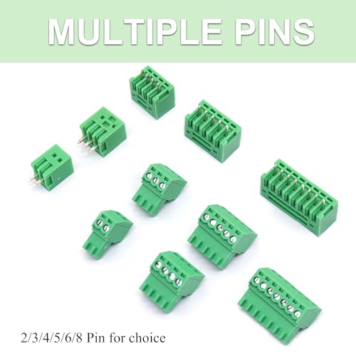 Connecteur à 5 broches 3.81mm montage PCB éviter soudure directe type Phoenix débrochable - 6