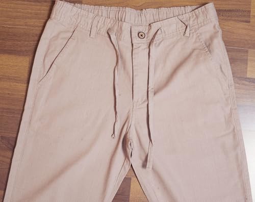 Image of DIVISIVE Men's Loose Fit Linen Blend Cotton Pants