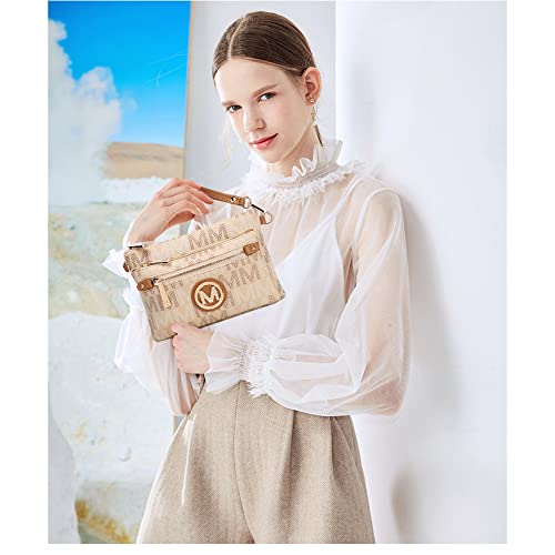 Image of MKF Collection Crossbody Bag for Women, American Flag Shoulder Bag, Vegan Leather Wristlet Bag Handbag Purse by Mia K