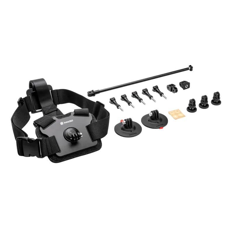 Insta360 Schnee-Set, Klebehalterung für Helm, Brustgurt, Verlängerungsstange, DPTSKSC/A, DPTSKSC/A