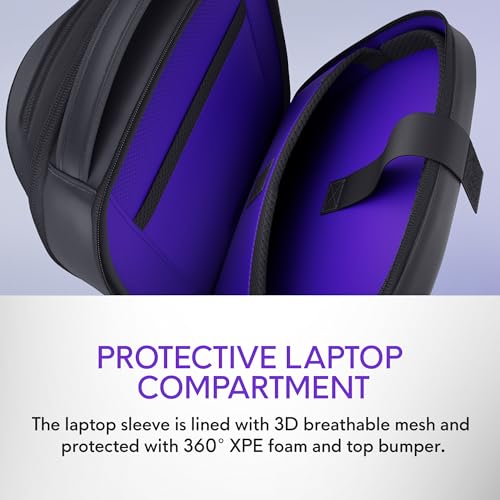 Alienware Laptop Backpack AW7825P, 18in, 28L, Water Resistant - image 9