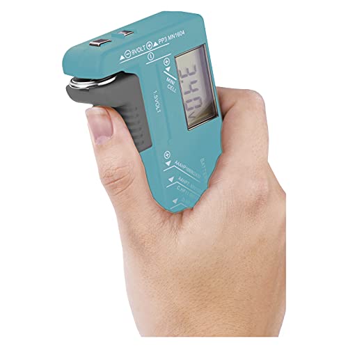 EMOS UNI accutester, accutester, accutester, digitaal met LCD-display, voor AA, AAA, C, D, 9 V, knoopcelbatterijen - Afbeelding 5