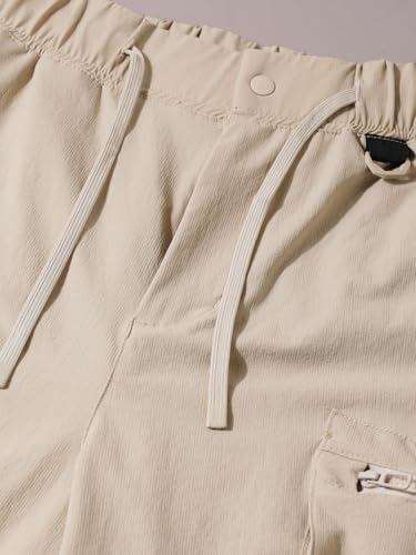 Image of The Indian Garage Co Men Relaxed Fit Mid-Rise Stretchable Cargos