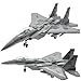 ENHANA Fighter Jet Building Block Set 227 Pcs F-15 Eagle Fighter Jet Building Toys Set – Building Block Plane Toy for Kids Older Than 6 and Adults Compatible with All Building Bricks