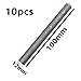 High-Purity Graphite Rods 99.9% - 12mm Diameter, 50mm to 350mm Length, 10pcs for Industrial Applications(L 100mm)