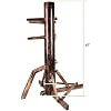 Adjustable Wing Chun Dummy Mook Yan Jong IP Man Training Target Wood Base