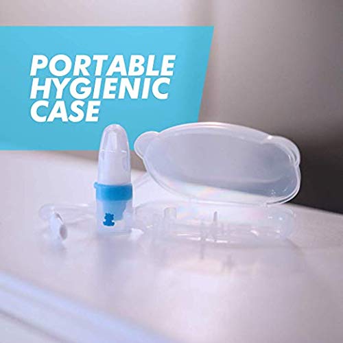 Bubzi Co Quick-Relief Baby Nasal Aspirator, Baby Nose Sucker for Baby, No Filters Required, Safe, BPA Free, Soft Tip Newborn Booger Sucker, Manual Nose Cleaner - Thumbnail 5