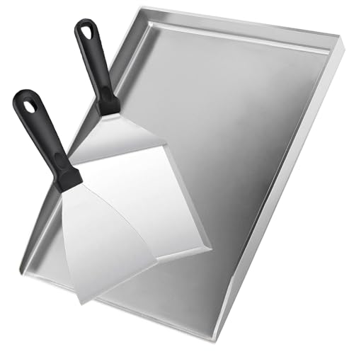 AIKVIGSS Burger Set, Professioneller Burger Set mit Burgerpresse, Großer Grillspatel &...