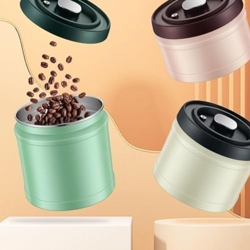 Contenedor hermético para café de acero inoxidable miniatura 3