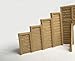 Outland Models Train Railroad Timber Retaining Wall x4 for Tunnel Portal Z Scale