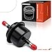 A-Premium Automatic Transmission Fluid Filter, Compatible with Honda & Acura Models - 2007-2018 - Civic, Accord, Odyssey, Fit, Ridgeline, Pilot, CR-Z, Crosstour, MDX, RDX, ILX, RLX, ZDX, RL, TL